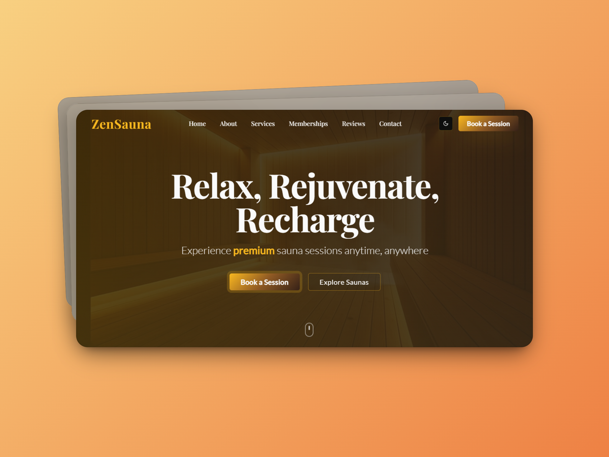 ZenSauna - Sauna Booking Platform For Business Growth